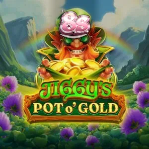 Giao diện trò chơi Jiggy’s Pot O’Gold với phong cách Ireland vui nhộn